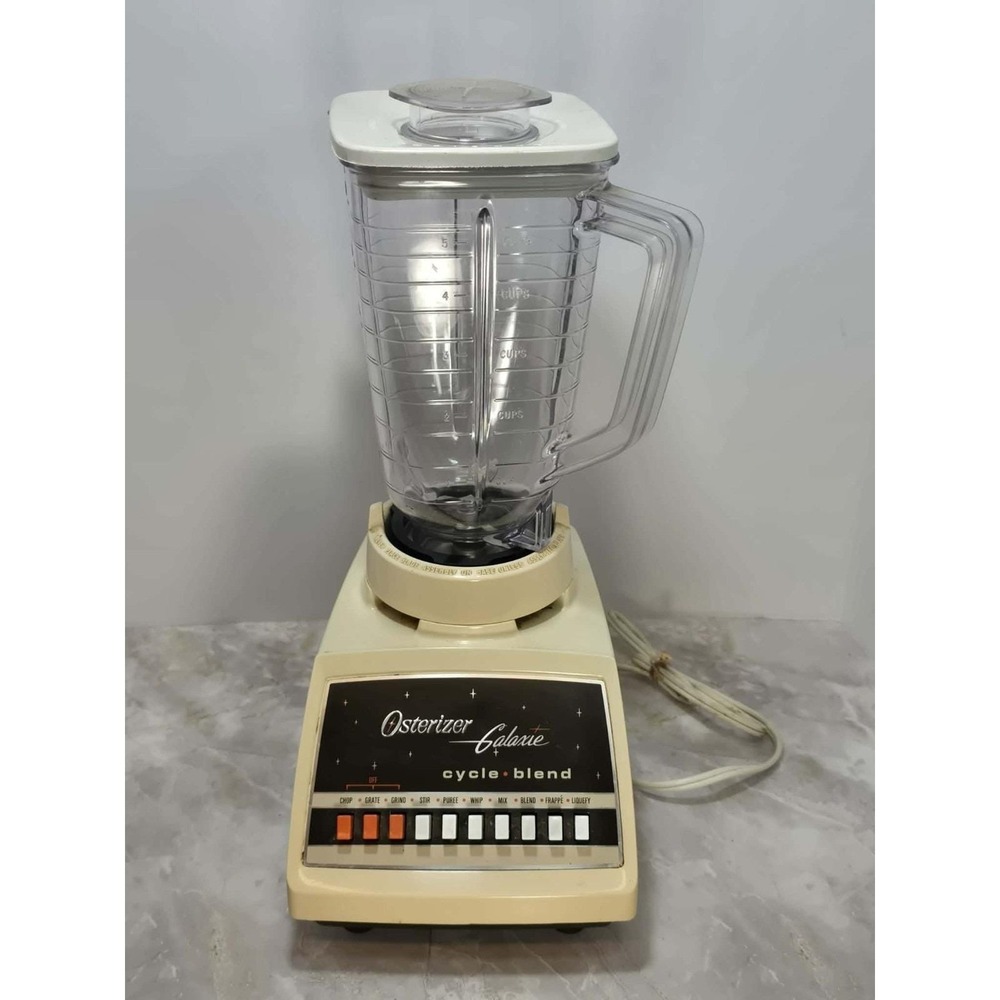 Osterizer Galaxie Blender GUC Vintage Retro Kitchen Appliance 8 Speed